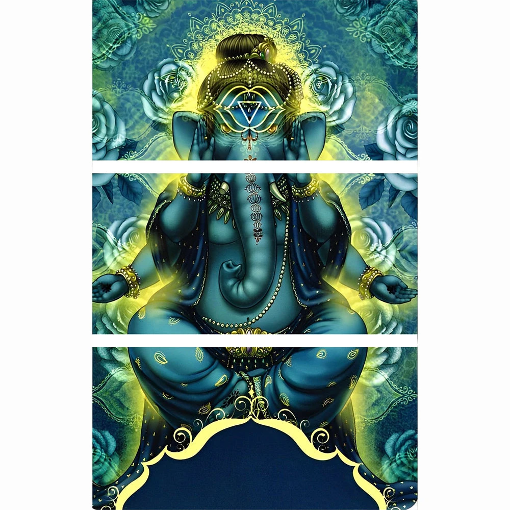 Grüner Ganesha 3 TEILE Diamond Painting Set 4 Grüner Ganesha 3 TEILE Diamond Painting Set – Bild 2