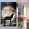 Wolf Vollmond 3 TEILE Diamond Painting Set