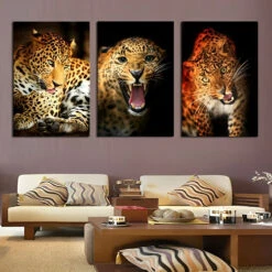 Leopard 3 TEILE Diamond Painting Set