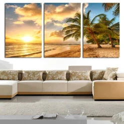 Landschaft Am Meer 3 TEILE Diamond Painting Set