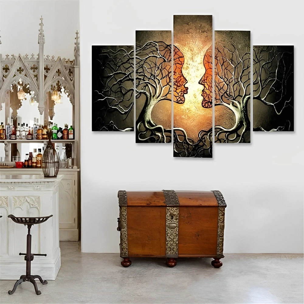 Abstrakte Bäume 5 TEILE Diamond Painting Set 3 Abstrakte Bäume 5 TEILE Diamond Painting Set