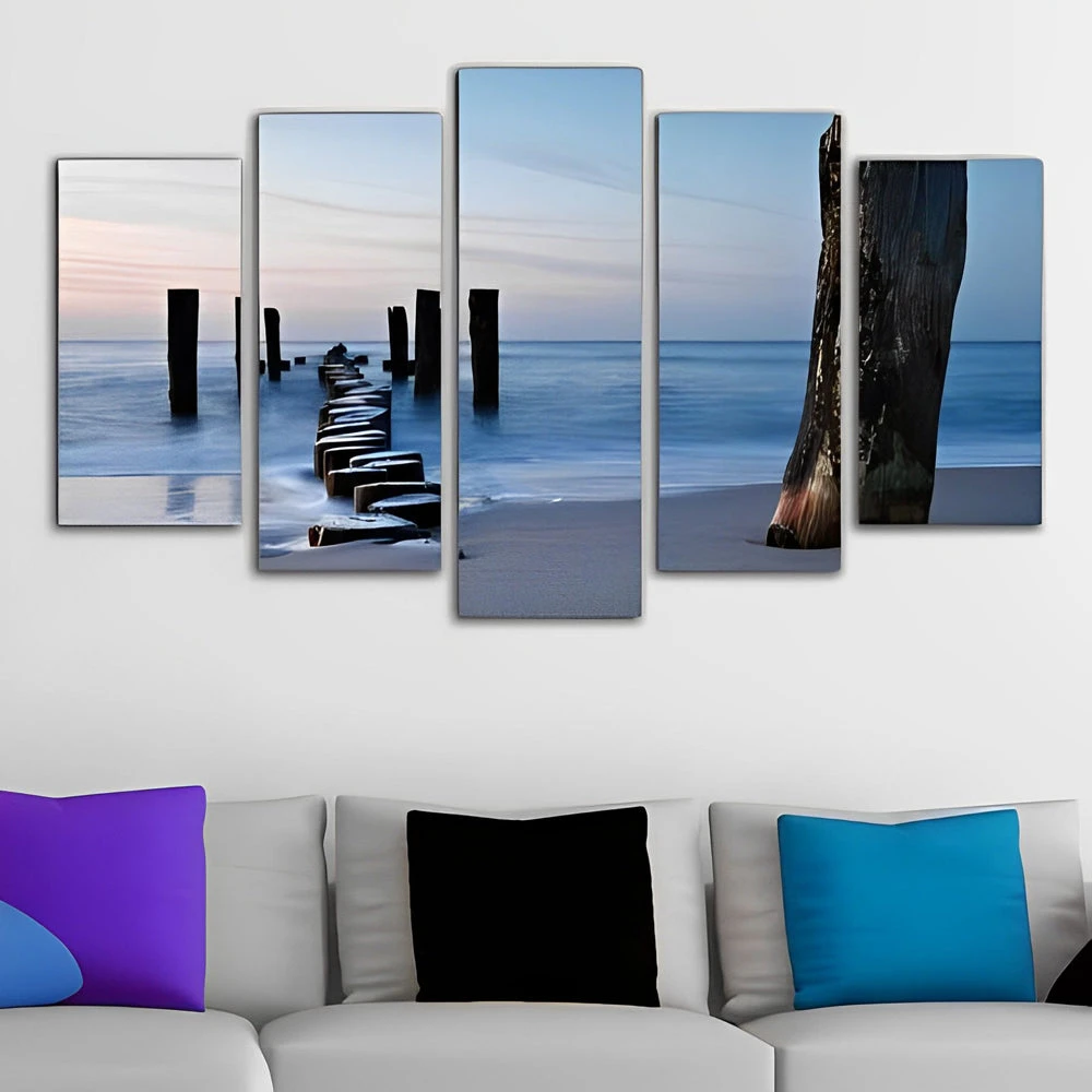 Baumstumpfe Auf Dem Meer 5 TEILE Diamond Painting Set 3 Baumstumpfe Auf Dem Meer 5 TEILE Diamond Painting Set