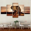 Elefant Auf Den Wiesen 5 TEILE Diamond Painting Set