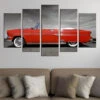 Retro Roter Sportwagen 5 TEILE Diamond Painting Set