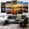 Bäumchen Am See 5 TEILE Diamond Painting Set -Diamonddiy DP5 TEILE1151
