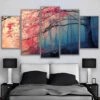 Rote Bäume Im Wald 5 TEILE Diamond Painting Set 2 Rote Bäume Im Wald 5 TEILE Diamond Painting Set -Diamonddiy DP5 TEILE1155 2