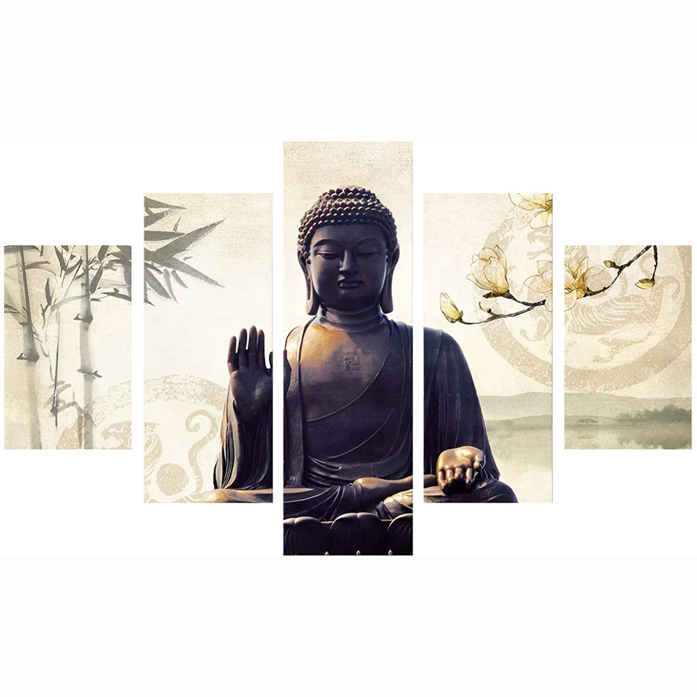 Buddha Und Bambusblätter 5 TEILE Diamond Painting Set 4 Buddha Und Bambusblätter 5 TEILE Diamond Painting Set – Bild 2