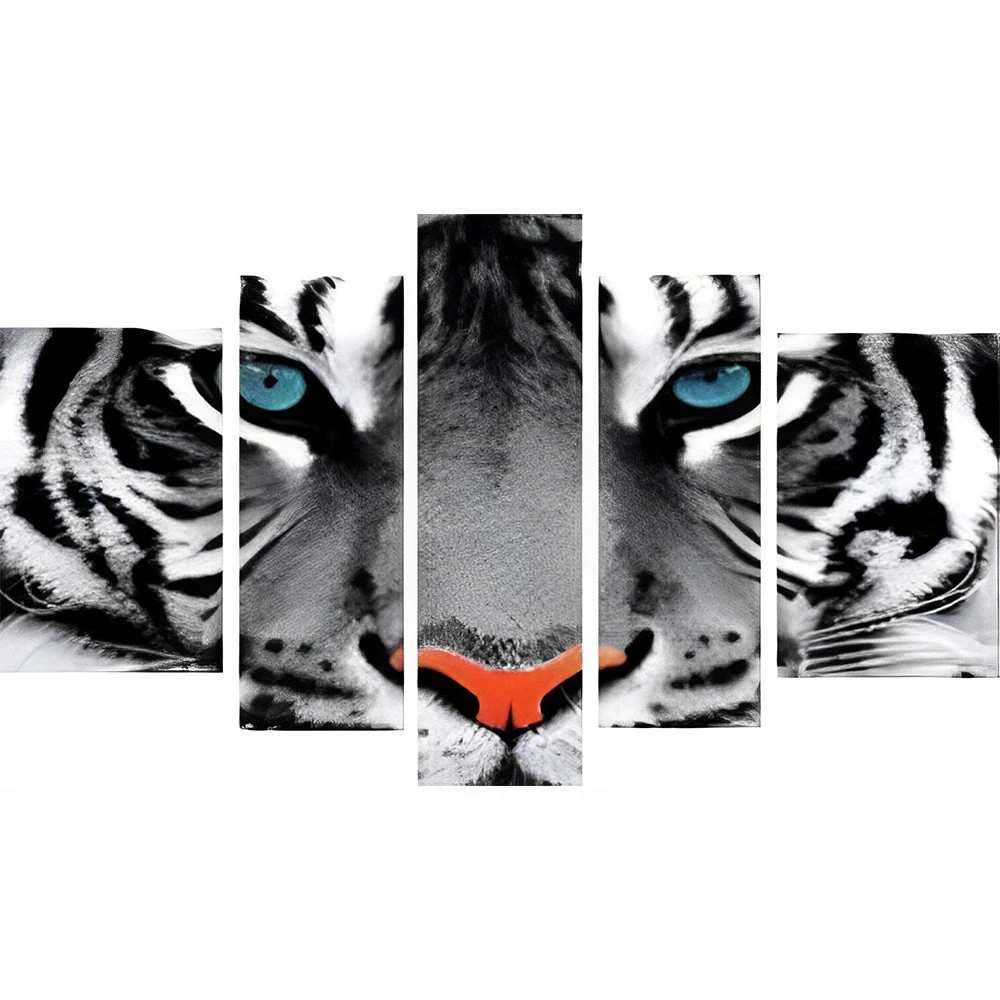 Tiger 5 TEILE Diamond Painting Set 4 Tiger 5 TEILE Diamond Painting Set – Bild 2