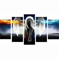 Eis- Und Feuer-Engel 5 TEILE Diamond Painting Set 5 Eis- Und Feuer-Engel 5 TEILE Diamond Painting Set -Diamonddiy DP5 TEILE1208 1