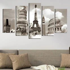 Weltweit Bekannte Gebäude 5 TEILE Diamond Painting Set