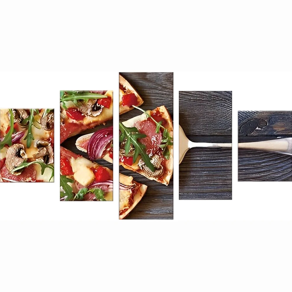 Pizza 5 TEILE Diamond Painting Set 4 Pizza 5 TEILE Diamond Painting Set – Bild 2