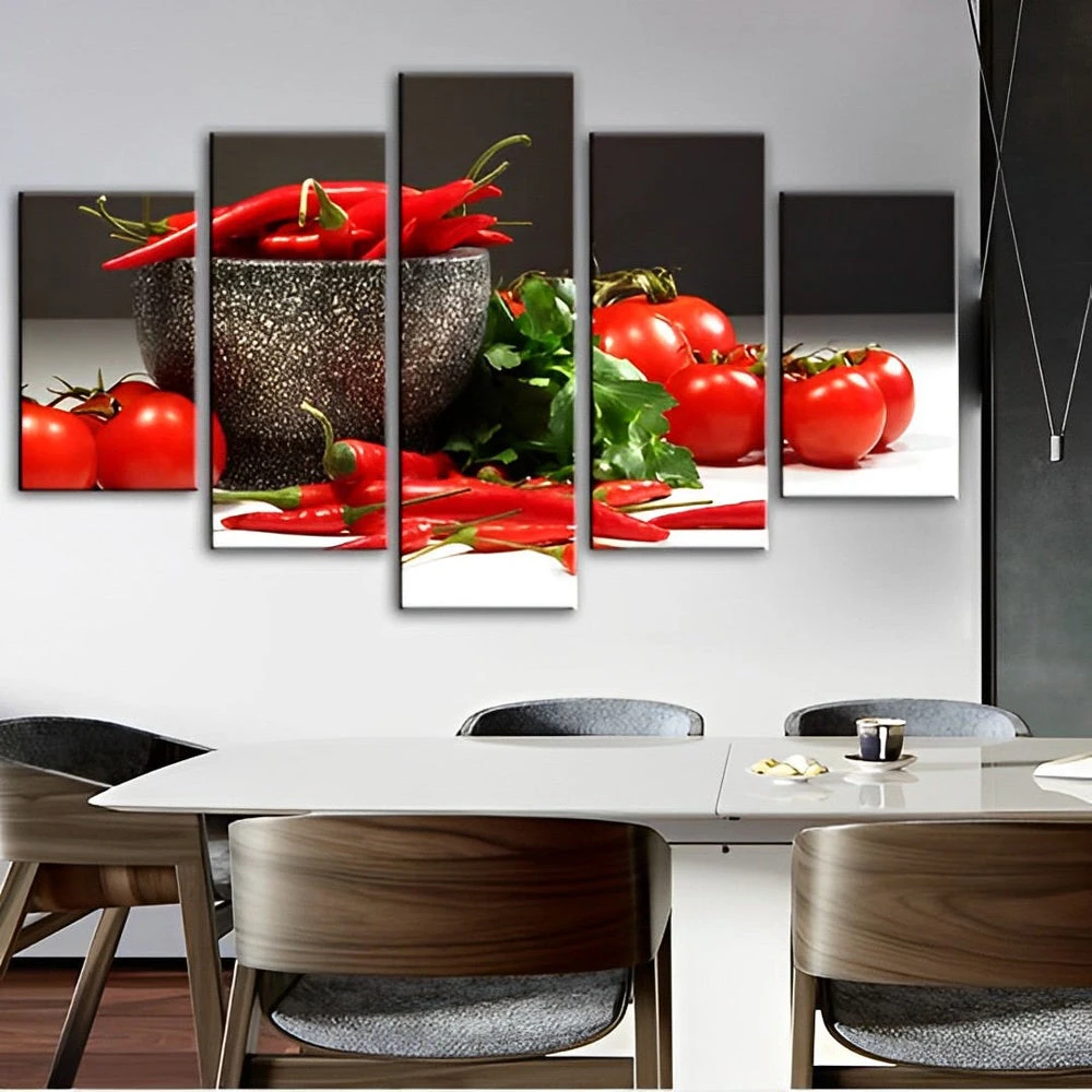 Paprika Und Tomaten 5 TEILE Diamond Painting Set 3 Paprika Und Tomaten 5 TEILE Diamond Painting Set