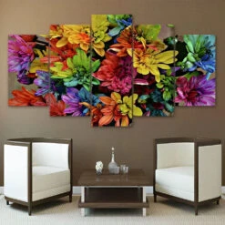 Bunte Chrysanthemen 5 TEILE Diamond Painting Set