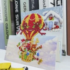 3D WEIHNACHTSKARTEN I | 8 STÜCK -Diamonddiy DPCARDN17 4