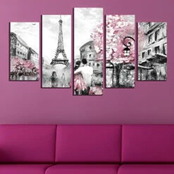 Straße In Paris 5 TEILE Diamond Painting Set