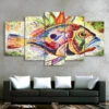 Abstrakter Fisch 5 TEILE Diamond Painting Set -Diamonddiy TEILE16