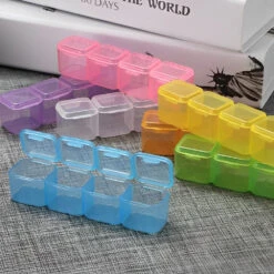 Aufbewahrungsbox Mit 28 Farbigen Fächern Diamond Painting Zubehör -Diamonddiy TOOL006 3