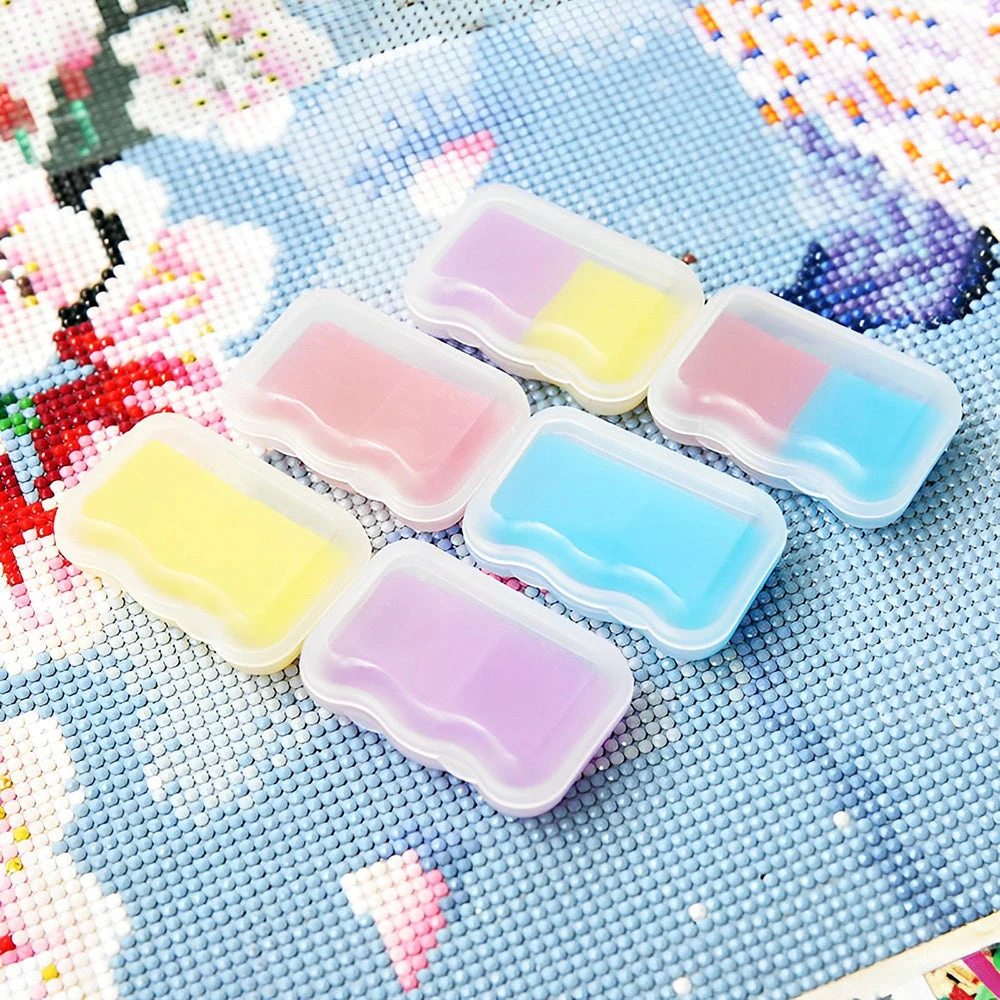 6/12 Stücke Wachs Mit Aufbewahrungsbox Diamond Painting Zubehör 3 6/12 Stücke Wachs Mit Aufbewahrungsbox Diamond Painting Zubehör