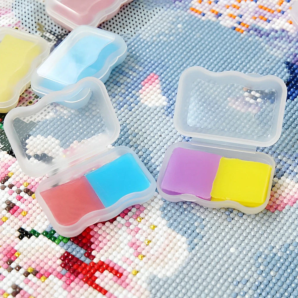 6/12 Stücke Wachs Mit Aufbewahrungsbox Diamond Painting Zubehör 5 6/12 Stücke Wachs Mit Aufbewahrungsbox Diamond Painting Zubehör – Bild 3