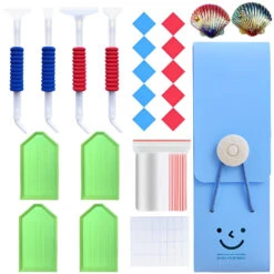 Aufbewahrungsbox Wachs Stift Tablett Werkzeugset Diamond Painting Zubehör