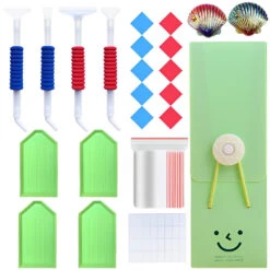 Aufbewahrungsbox Wachs Stift Tablett Werkzeugset Diamond Painting Zubehör -Diamonddiy TOOL0169 4