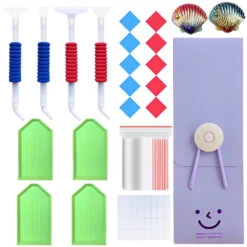 Aufbewahrungsbox Wachs Stift Tablett Werkzeugset Diamond Painting Zubehör -Diamonddiy TOOL0169 5