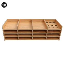 Lagerregal Aus Holz Mit 9/16 Fächern Werkzeugset Diamond Painting Zubehör -Diamonddiy TOOL0183 1