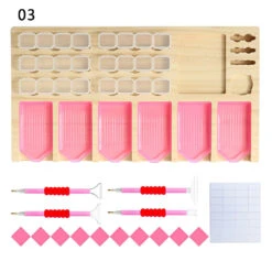 Tabletthalter Aus Holz Werkzeugset Mit Stiften Diamond Painting Zubehör 26 Tabletthalter Aus Holz Werkzeugset Mit Stiften Diamond Painting Zubehör -Diamonddiy TOOL0193 9