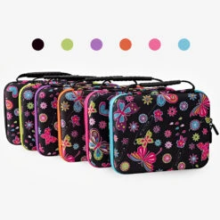 Aufbewahrungskoffer Mit Schmetterling-Mustern 30 Runde Fläschchen Freier Trichter Diamond Painting Zubehör -Diamonddiy TOOL0233 3