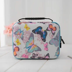 Aufbewahrungskoffer Mit Schmetterling-Mustern 30 Runde Fläschchen Freier Trichter Diamond Painting Zubehör -Diamonddiy TOOL0233 9