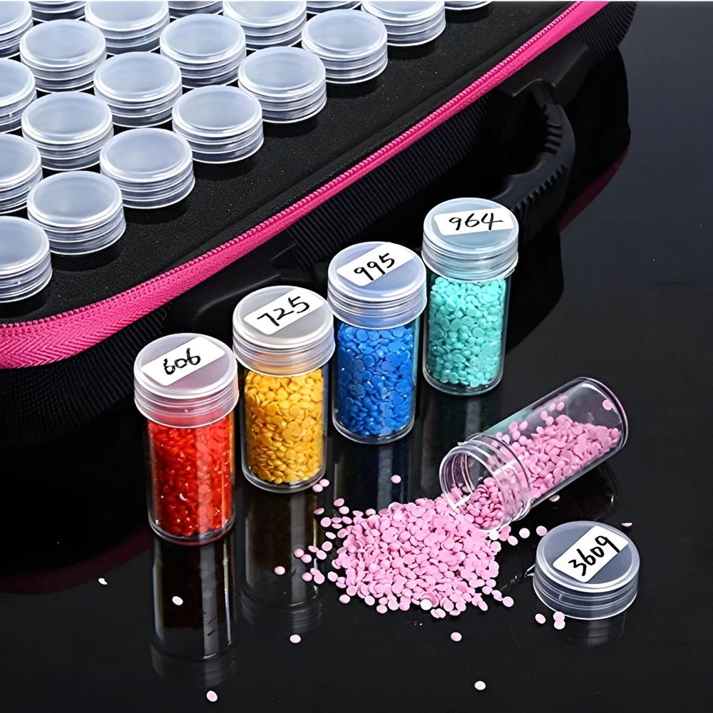 Aufbewahrungsboxen 30/60 Stücke Diamond Painting Zubehör 4 Aufbewahrungsboxen 30/60 Stücke Diamond Painting Zubehör – Bild 2