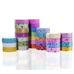 Washi Klebeband Glitzer 10 Stücke 3m*1.5cm Diamond Painting Zubehör -Diamonddiy TOOL0260 4