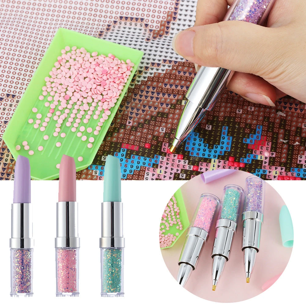 Lippenstiftsförmiger Stift Diamond Painting Zubehör 3 Lippenstiftsförmiger Stift Diamond Painting Zubehör