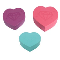 3 Stücke Tablett Aufbewahrungsbox Herzform Diamond Painting Zubehör -Diamonddiy TOOL055 9