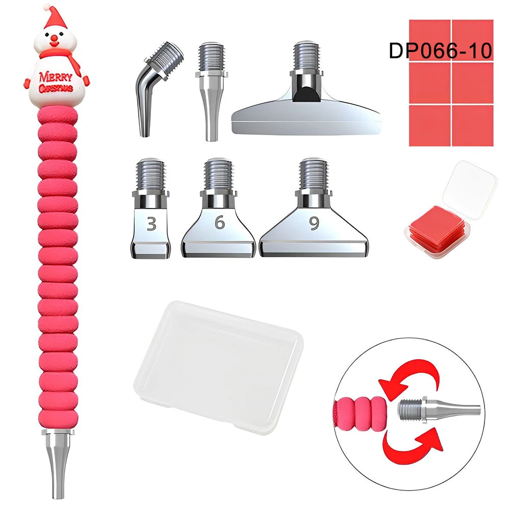 Stift Weihnachtsstil Werkzeugset Diamond Painting Zubehör 13 Stift Weihnachtsstil Werkzeugset Diamond Painting Zubehör – Bild 11