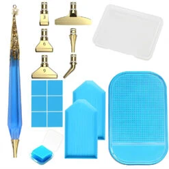 Regenschirmform Stift Luxuriöses Werkzeugset Diamond Painting Zubehör